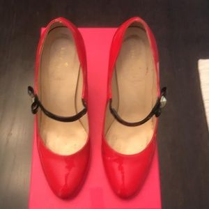 Kate Spade Red Nouvo Maraschino Pumps